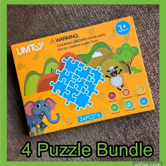 🧩 Brand New Puzzle Bundle of 4 - Picture 1 of 14